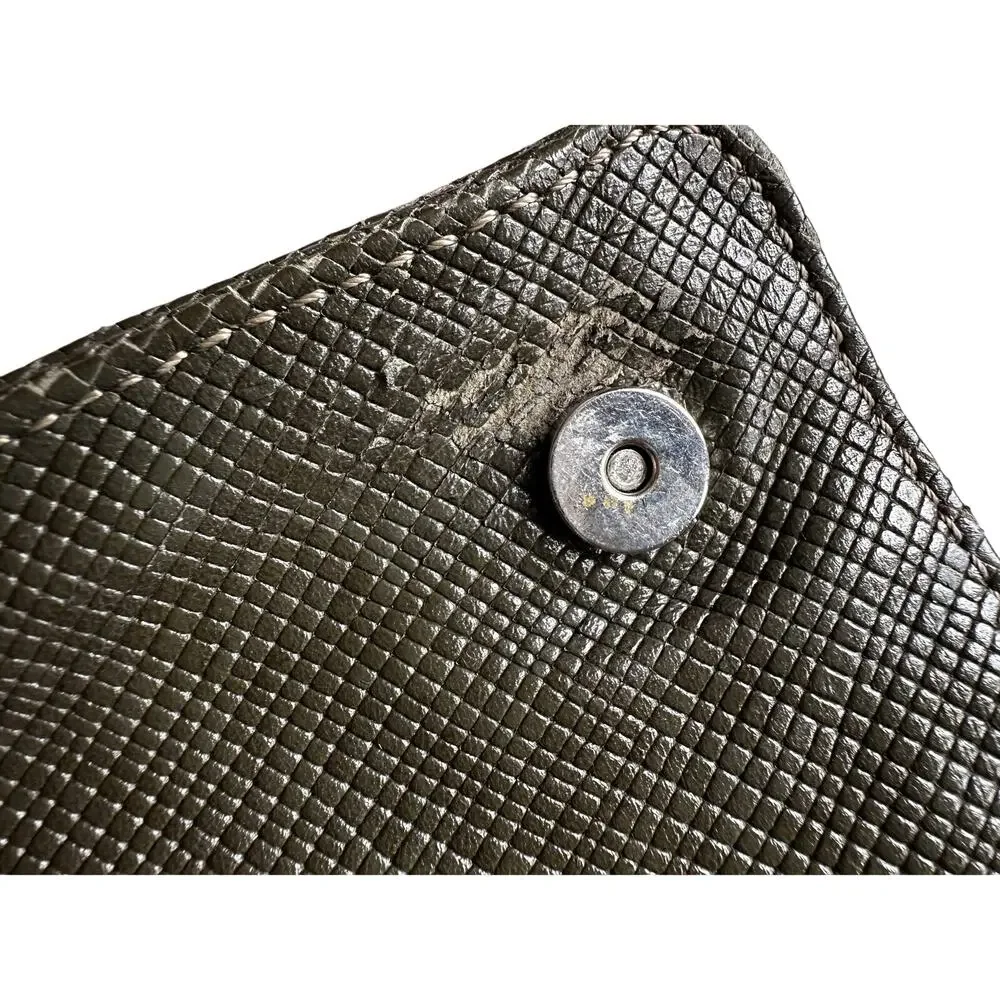 Longchamp Compact Pebbled Leather Crossbody Bag